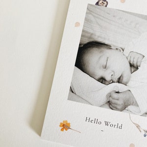 Baby Thank You Postcards with Envelopes, Baby Thank You Notes, Birth Announcements imagem 3