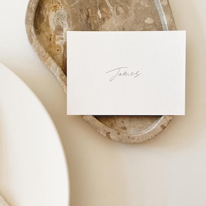 Elegant Wedding Place Cards | Handwritten Font
