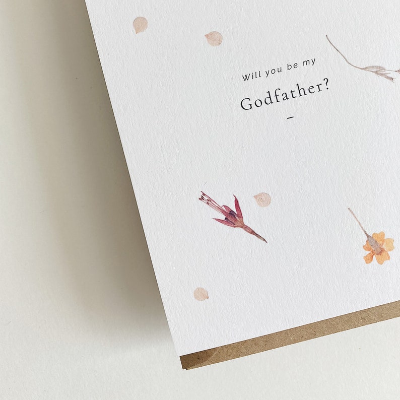 Godparents Proposal Card, Will You Be My Godmother, Will You Be My Godfather, Godparent Card, To My Godmother, Be My Godparents Godfather