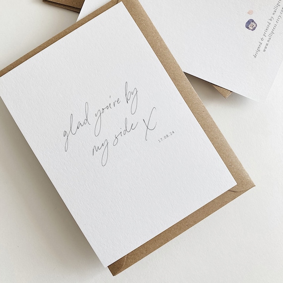 To My Bridesmaid On My wedding Day Card | Personalised Bridesmaid Card