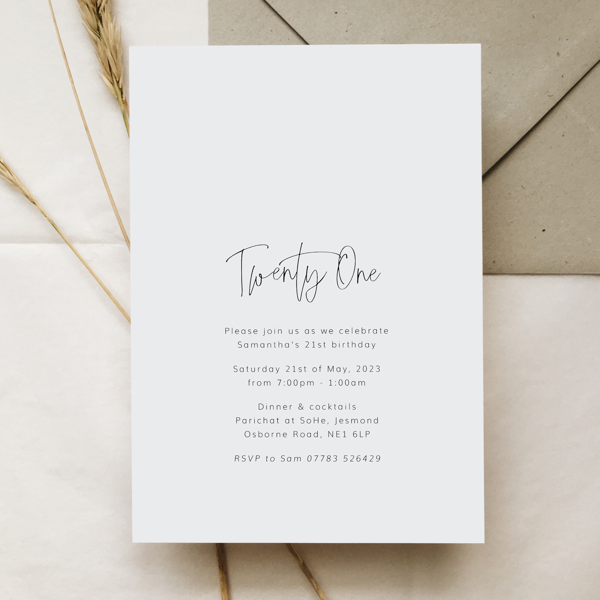 60th Birthday Invitations Birthday Invitation Card 21st - Etsy UK