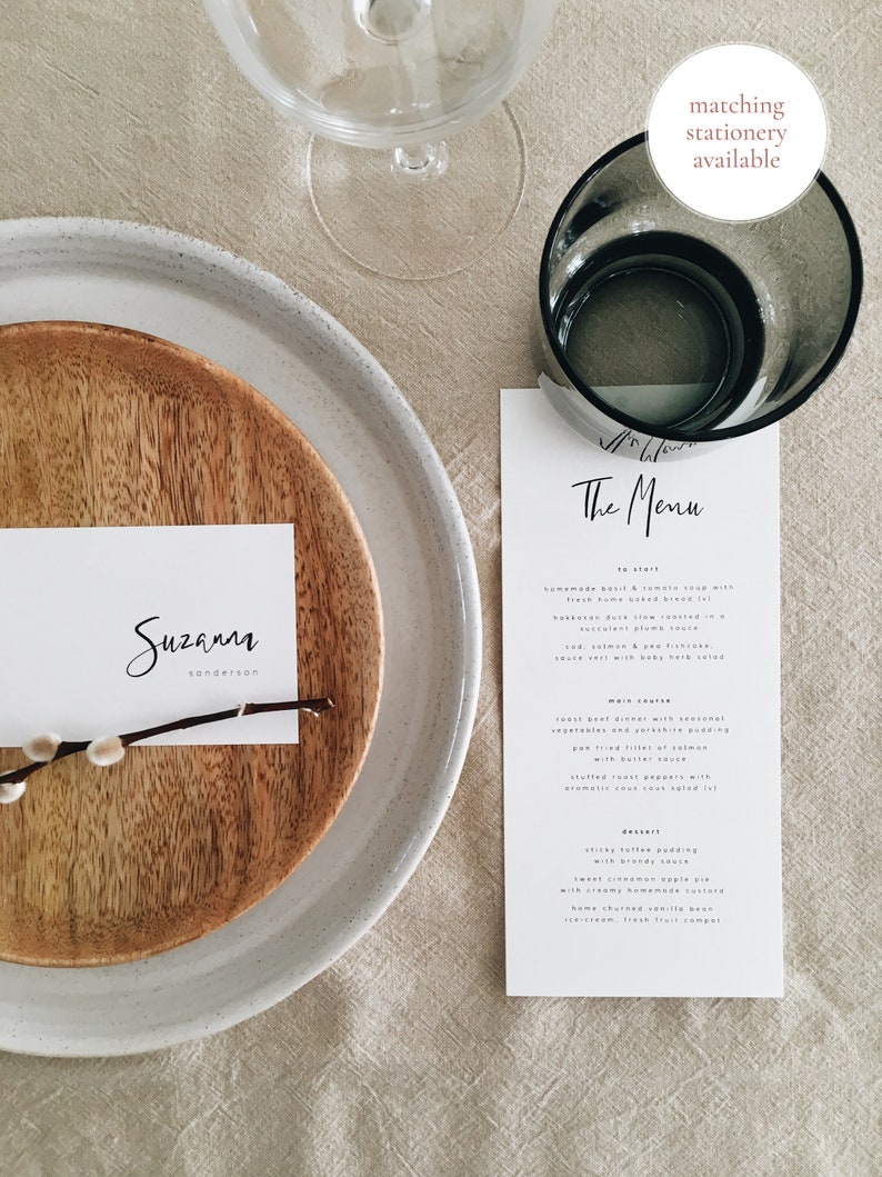 Place Cards Baptism Place Cards Names Place Cards || Zinnia Place Name Cards Wedding Place Setting Cards Place Cards Wedding