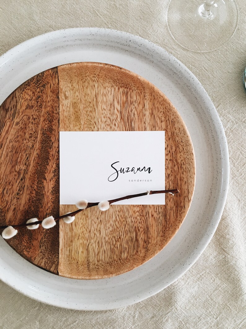 Place Cards Baptism Place Cards Names Place Cards || Zinnia Place Name Cards Wedding Place Setting Cards Place Cards Wedding