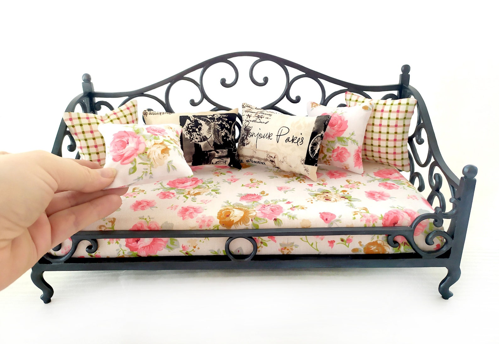 Sofa for 16 dolls / BJD sofa / Doll furniture / bed for dolls Etsy