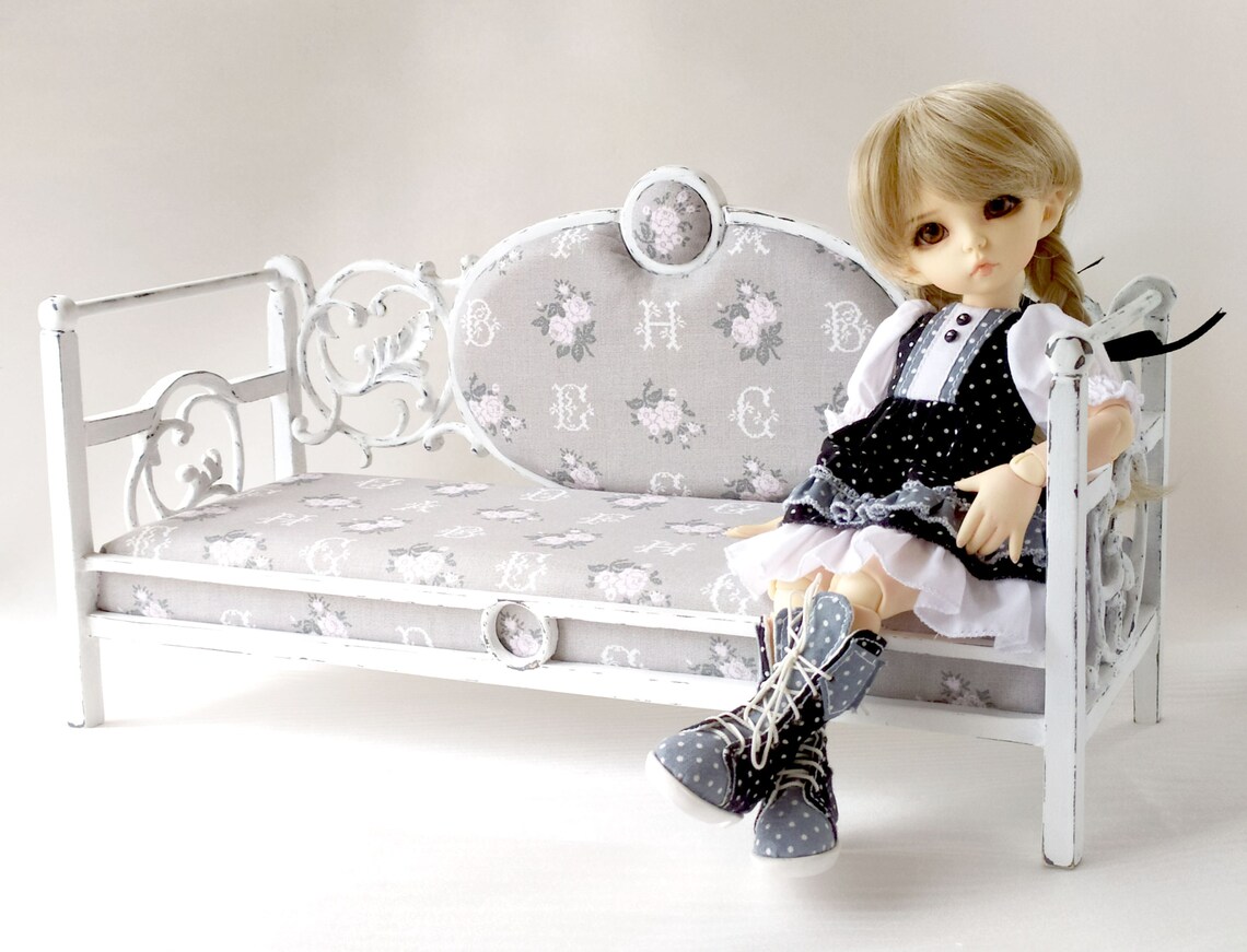 Sofa for 16 dolls / BJD sofa / Doll furniture / bed for dolls Etsy