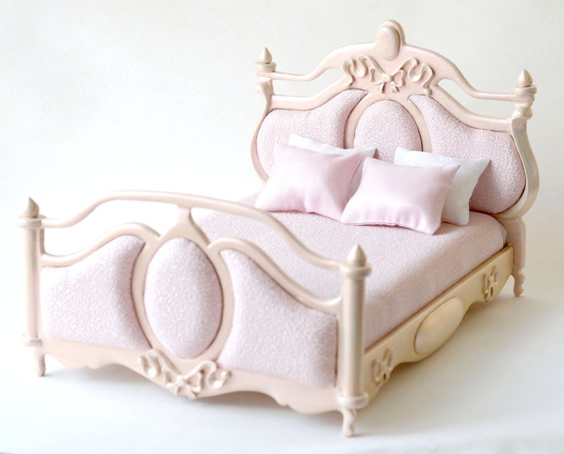 Bed For 1 6 Dolls Doll Bed Doll Furniture Bed For Bjd Etsy