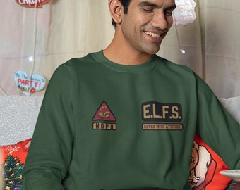 The Santa Clause - Elves With Attitude Uniform - ELFS Costume Sweatshirt