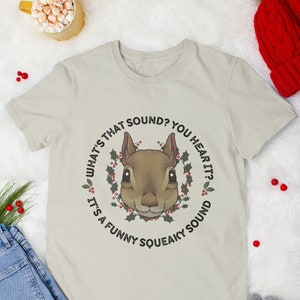 Funny Christmas Vacation Squirrel Tee Shirt Griswold Family Retro Vintage Gift image 1