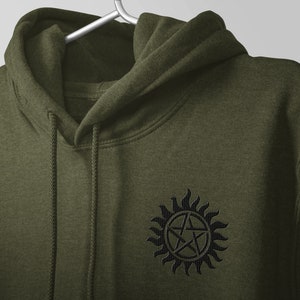 Sweat à Capuche Supernatural Winchester Bros - Produit Officiel Warner Bros - Coupe Classique
