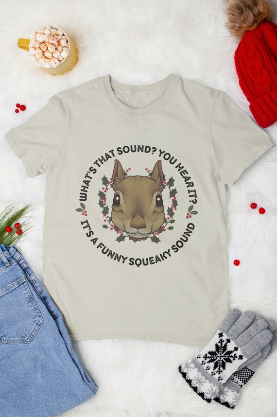 Funny Christmas Vacation Squirrel Tee Shirt  Griswold Family Retro Vintage Gift