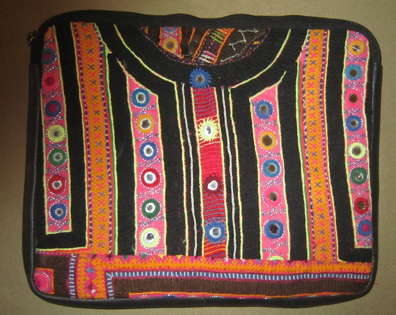 Vintage TRIBAL Banjara Gypsy Laptop BAG IPAD case Hand Made Kuchi Hippie 559