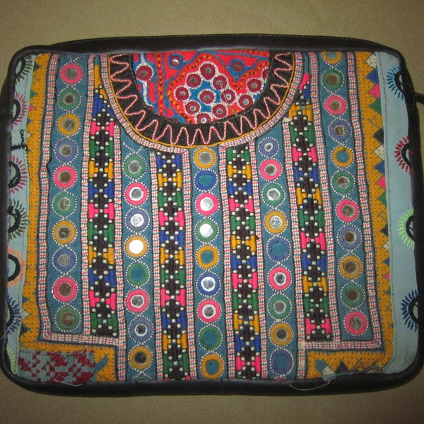 Vintage TRIBAL Banjara Gypsy Laptop BAG IPAD case Hand Made Kuchi Hippie 560