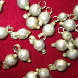 100 pc vintage old ghungroo beads bells India