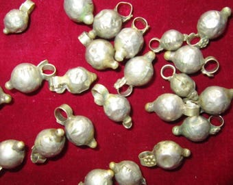 100 pc vintage old ghungroo beads bells India