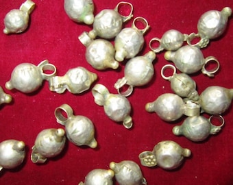 100 pc vintage old ghungroo beads bells India