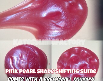 Pink Pearl Shade Shifting Slime *AMAZING COLOR!*