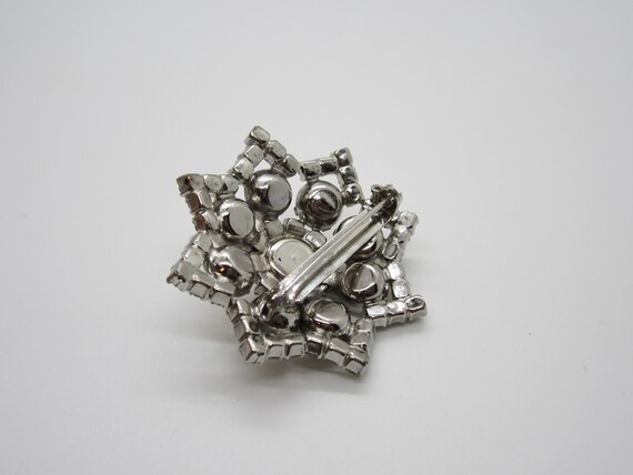 Vintage SPARKLY Rhinestone Brooch - image 4