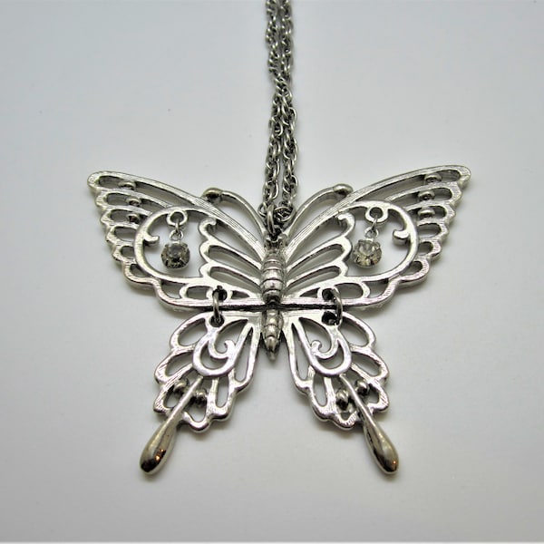 Vintage Rafaella Butterfly Necklace