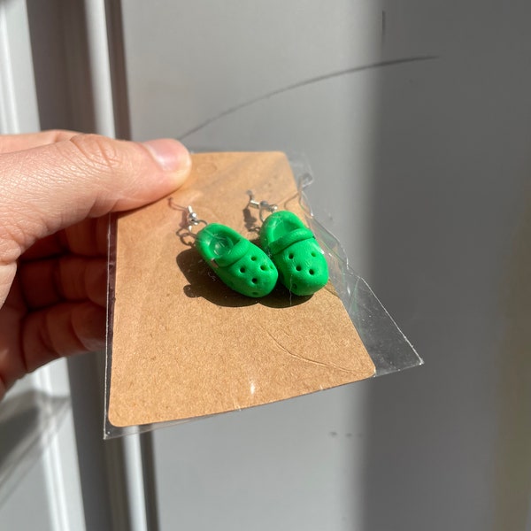 Moms slippers Earrings Mom Mother’s Day moms slippers   Ships in two to three days!   OPTIONS:  Green Mom Slippers Red Mom Slippers