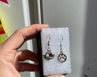 Cat Earrings Pet Earrings Pet mom earrings fun earrings Cat Earrings