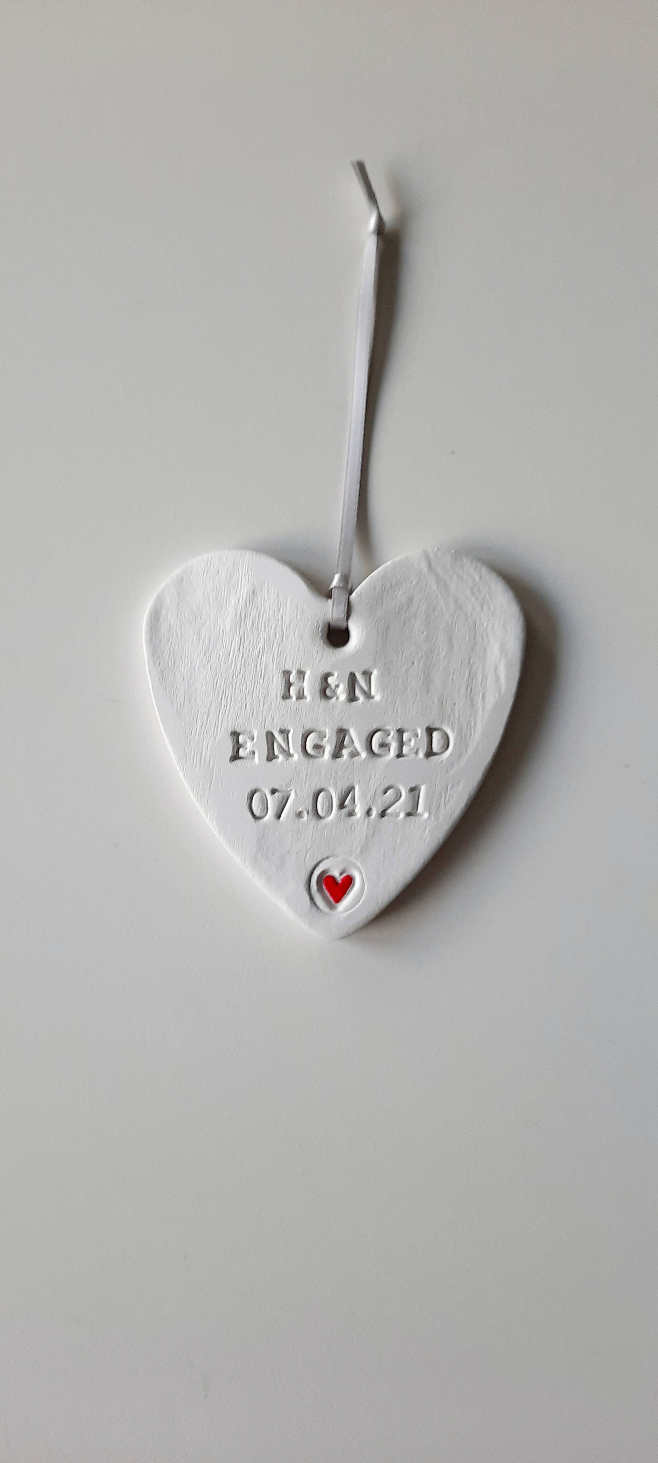 Personalised engagement gift engagement keepsake couples Etsy