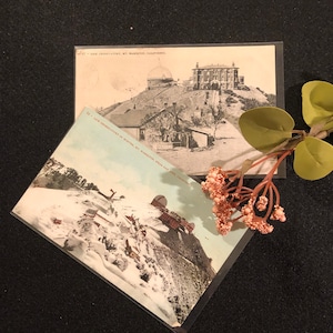 Vintage Post Cards - Lick Observatorium op Mt. Hamilton, CA Set van 2