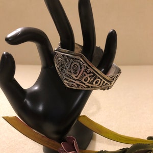 Vintage Art Deco Silver Arab Filigree - Tribal Bedouin Africa