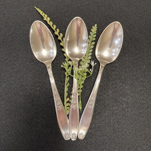 Vintage 1847 Rogers Bros. Silverplate Serving Spoons Set/3