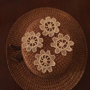 Crocheted Appliques - Set of 4