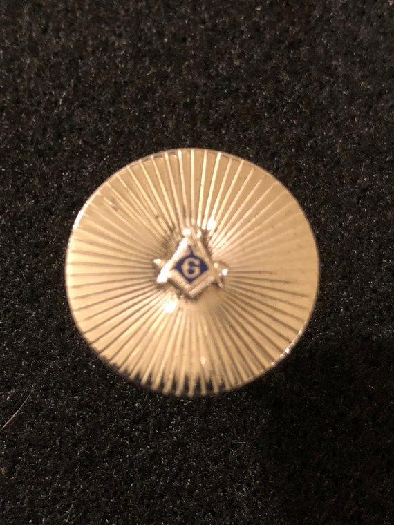 Masonic Sterling Cuff Links by "Swank" - image 2