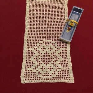 Vintage Crocheted Rayon Doily