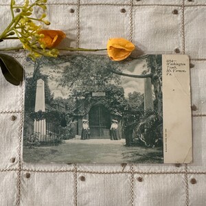 Carte postale vintage - Washington's Tomb, Mt. Vernon, VA