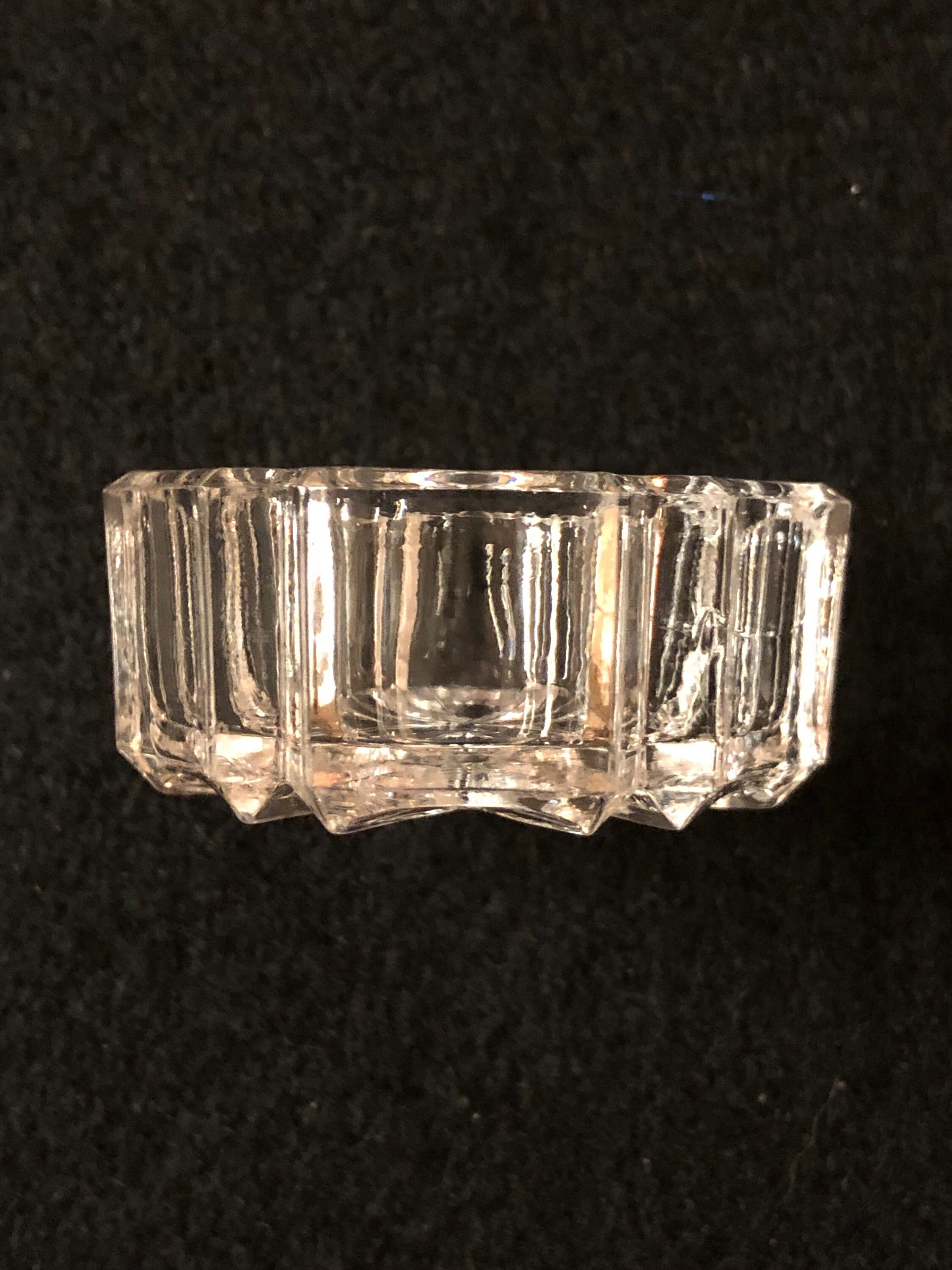 Vintage Lead Crystal Salt Cellars Set of 4 Etsy