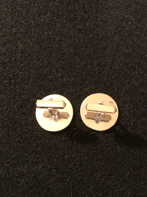 Masonic Sterling Cuff Links by "Swank" - image 3