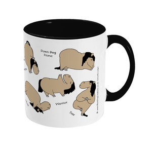 Horse Mug, Yoga Mug, Horse Yoga, Equine, Horse, Yoga, Mug, Mugs, Lover, Coffee, Riding, Bay, Cup, Equestrian, Funny, Gifts, Gift, Birthday