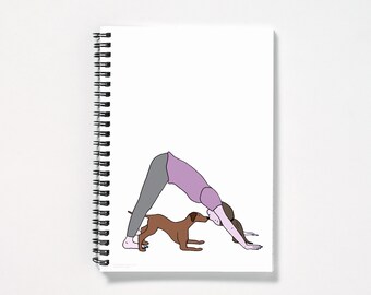 A5 Yoga Pose Woman Notebook, Yoga Gifts For Women, Her, Mom, Mum, Mothers Day, Sister, Best Friend, Yoga Lover, Yoga Teacher,Yoga Instructor