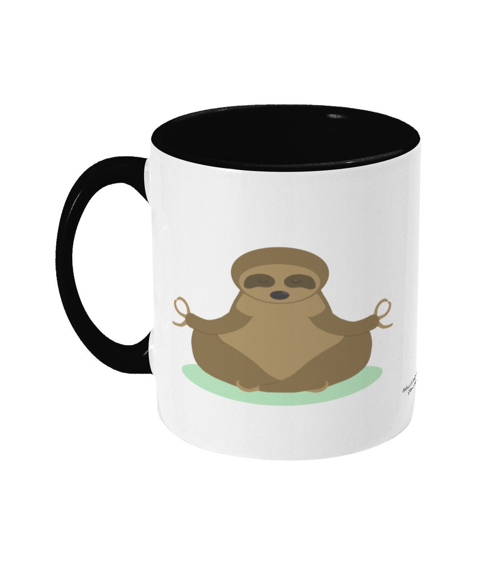 Sloth Mug Yoga Mug Cup-meditation Mug-yoga Gifts For, Meditation Gifts-yoga  Lover-sloth Lover-yoga Teacher-yoga Instructor 