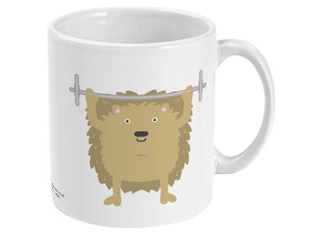 Gym Hedgehog Mug Fitness Mug Workout Mug Gym Mug Hedgehog Gifts Fitness Gifts For Hedgehog Lover Fitness  Lover Teacher Instructor