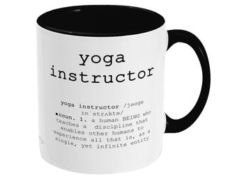 Inspirational Yoga Instructor Mug Yoga Teacher Mug Yoga Gifts for Women Men  Yoga Mug Gift Birthday Present for Her Mum Friend Him Dad 