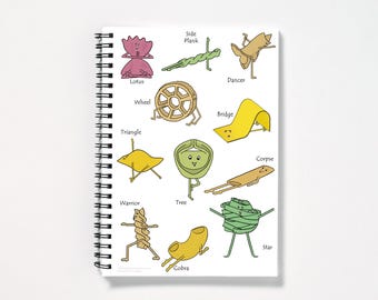 Yoga Pasta A5 Notebook