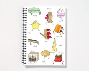 Yoga Patisserie A5 Notebook