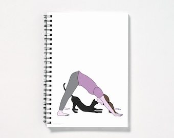 A5 Yoga Pose Woman Notebook, Yoga Gifts For Women, Her, Mom, Mum, Mothers Day, Sister, Best Friend, Yoga Lover, Yoga Teacher,Yoga Instructor