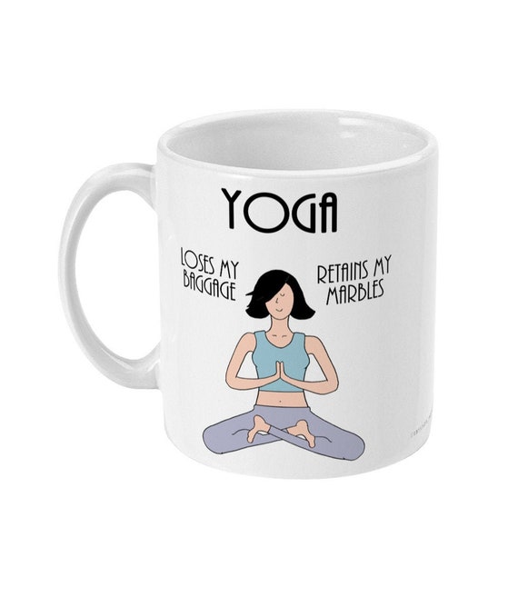 yoga coffee mug