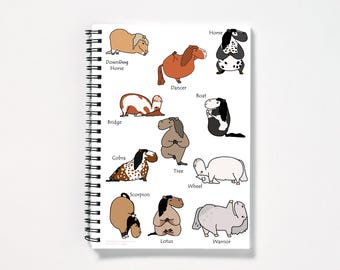Yoga Horses A5 Notebook