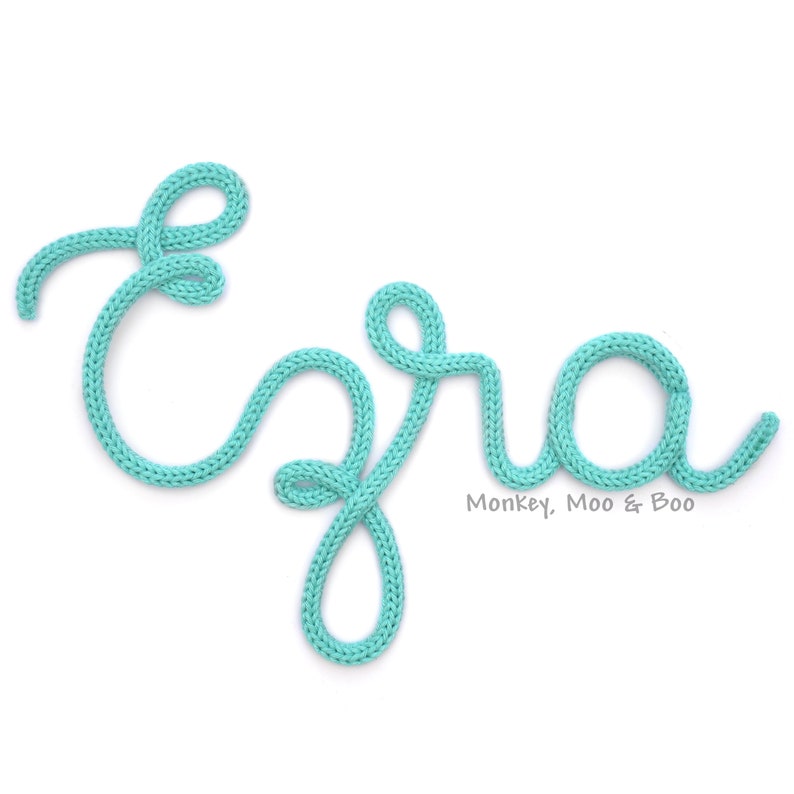 Personalised Nursery Name Sign Wire Word Wire & Wool Name Etsy UK