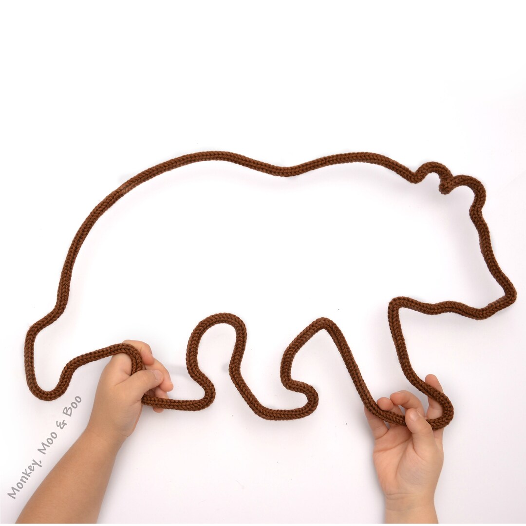 Grizzly Bear Wall Hanging for the Modern Nursery Kids' Etsy