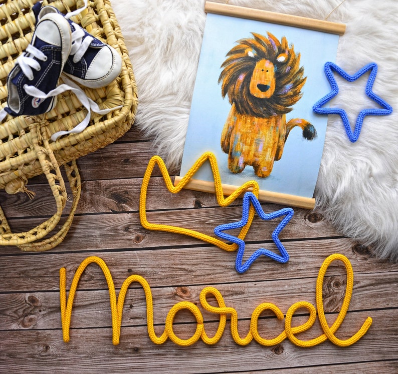 Personalised Nursery Name Sign Wire Word Wire & Wool Name Etsy UK