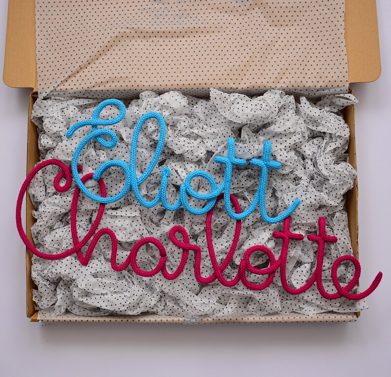 Personalised Nursery Name Sign Wire Word Wire & Wool Name Etsy UK