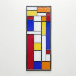 Beginner Stained Glass Pattern: Geometric Suncatcher Design PDF & PNG