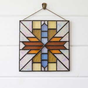 Pendleton Stained Glass Quilt Square Pattern (PDF, SVG & PNG)